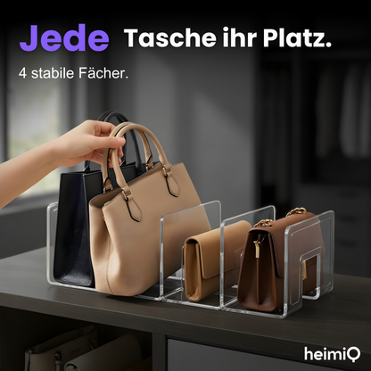 Handtaschen-Organizer mit 4 Fächern – Aufrecht, sichtbar & perfekt sortiert