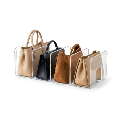 Handtaschen-Organizer mit 4 Fächern – Aufrecht, sichtbar & perfekt sortiert