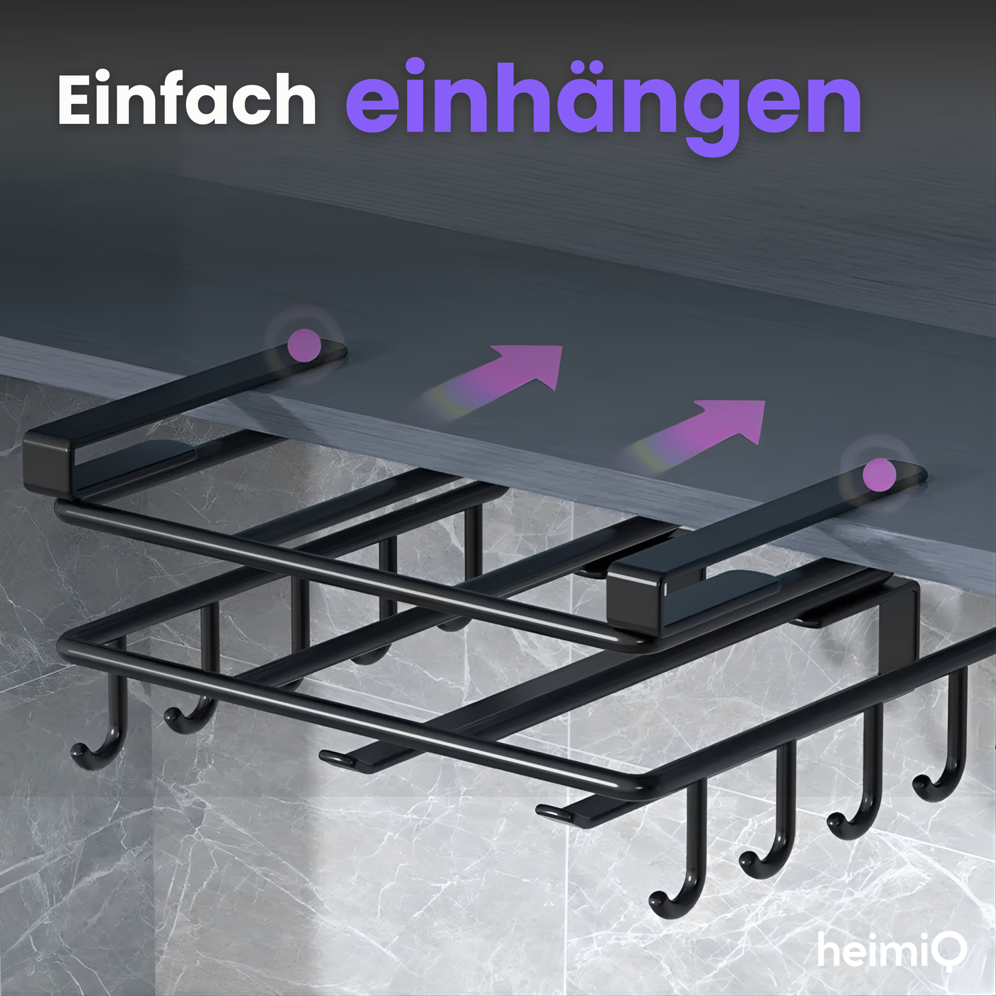 Küchen-Hängeorganizer mit Haken – Mehr Platz ohne Bohren